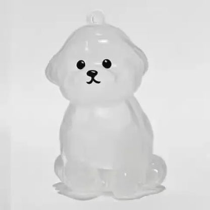 Dog Hair Storage Box Puppy Hair Memorial Keepsake Capsule Pet's Dog/Cat Fur Container Transparent Capsule Keychain Souvenirs