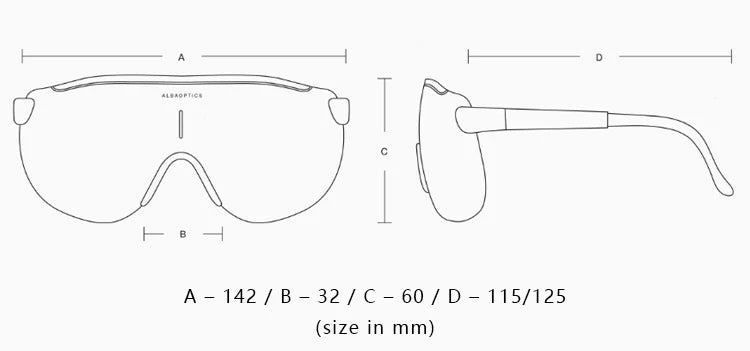ALBA Cycling Goggl Sunglasses Sports Cycling Glasses Mail Goggles Bicycle Mountain Bike Glasses Men's Eyewear ciclismo mtb
