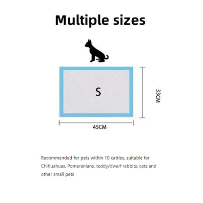 Disposable Pet Pee Pads Super Absorbent Waterproof Training Pads For Dogs Cats Rabbits Leakproof Puppy Toilet Mats Pet Supplies