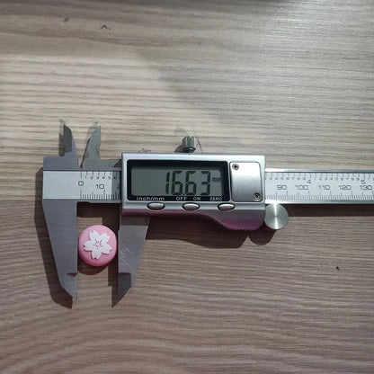 Pink Sakura Cherry blossom Flower Thumb Stick Grip Cap Joystick Cover For Nintend Switch Joy-con / Switch lite Controller