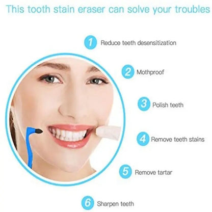 Manual Tooth Stain Remove Tartar/Tea/ Smoke Stains Interdental brush Powerfree Operation Orthodontic Toothbrush Oral Care Tool