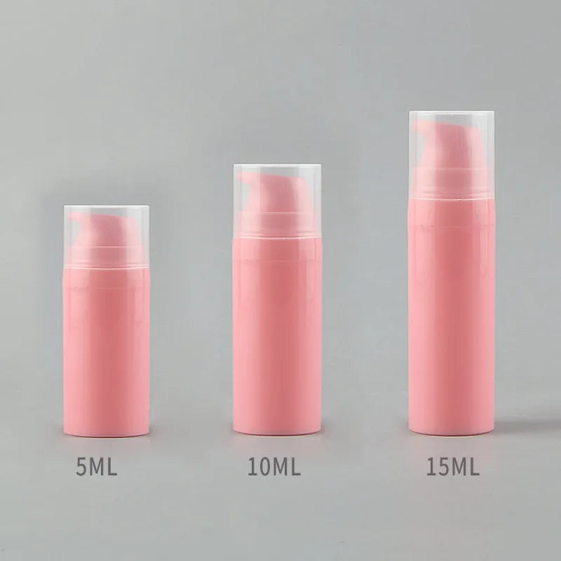 5/10/15/25ml Pp Vacuum Lotion Bottle Empty Cosmetic Container Cream Pump Refillable Bottles Travel Size Airless Liquid Bottle