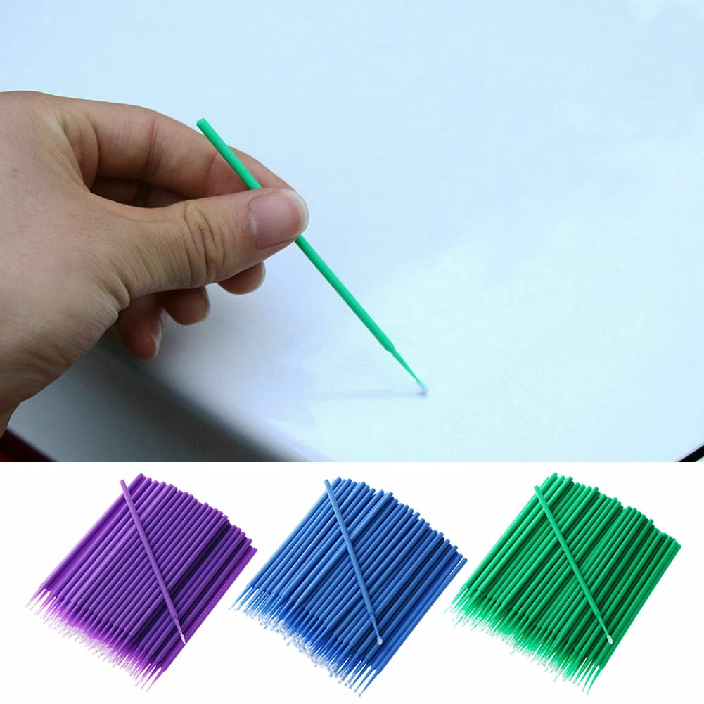 Auto Care Paint Brushes Automotive Tools Car Applicator Stick Disposable Dentistry Pen Paint Touch-up High Quality