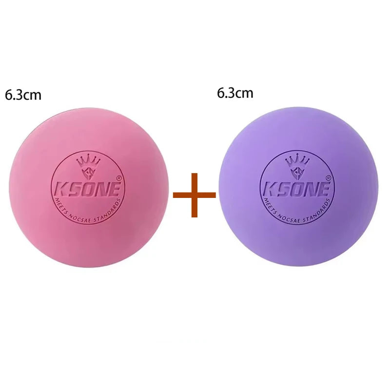 Rubber Fascia Massage Ball Lacrosse Balls Yoga Fitness Exerciser Deep Tissue Muscle Relaxation Foot Back Shoulder Healt Care