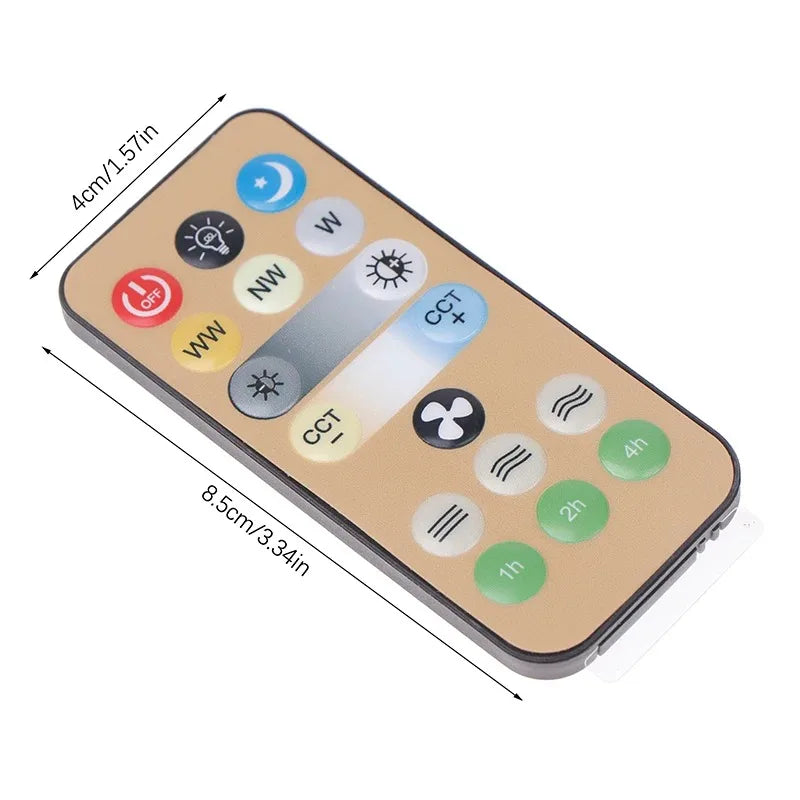 E27 Remote Control Wireless Switch, Adjustable 3 Colors & 3 Gears, 1-4H Timer, Easy Install, Energy Saving