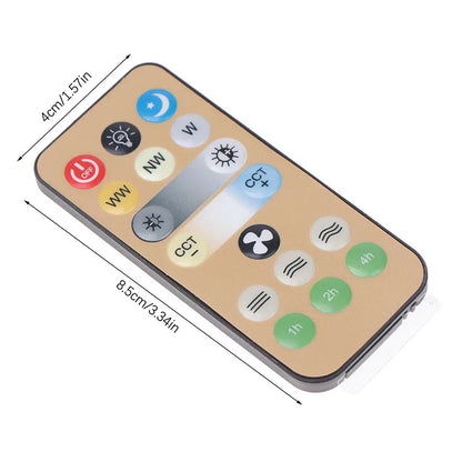 E27 Remote Control Wireless Switch, Adjustable 3 Colors & 3 Gears, 1-4H Timer, Easy Install, Energy Saving