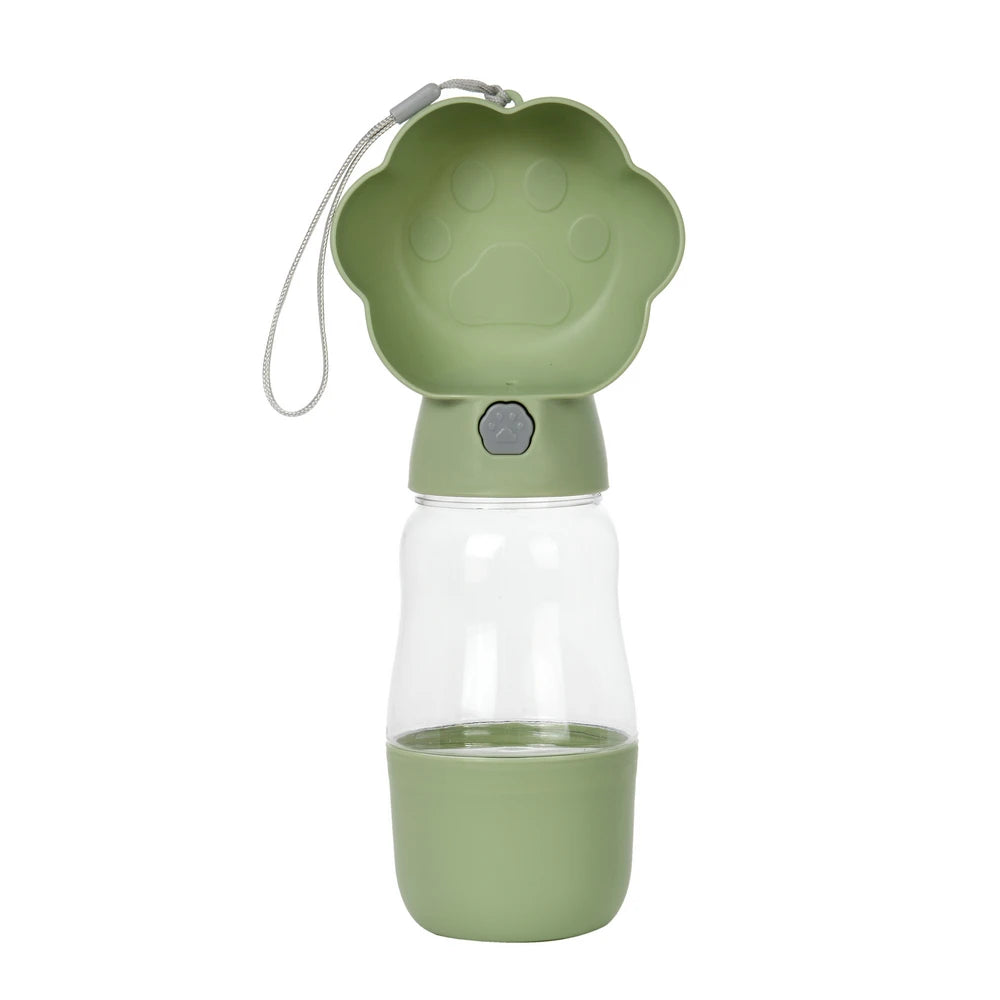 2in1 Pet Portable Water Bottle for Small Medium Dogs Cats Food Feeder Leakproof Dog Drink Bowl Outdoor Pet Puppy Water Dispenser