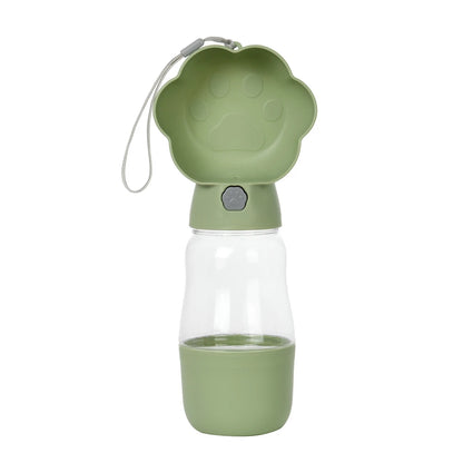 2in1 Pet Portable Water Bottle for Small Medium Dogs Cats Food Feeder Leakproof Dog Drink Bowl Outdoor Pet Puppy Water Dispenser