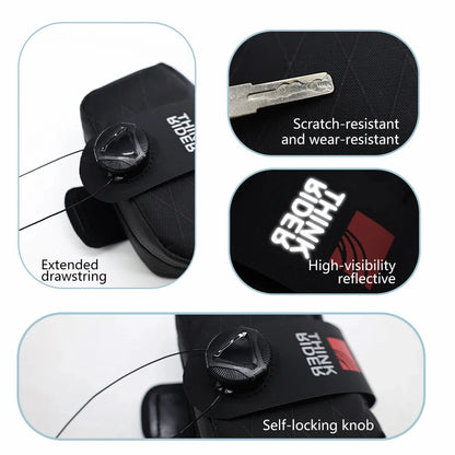 0.5L Mini Reflective Bicycle Saddle Bag Portable MTB Road Bike Tool Kit Repair Cycling Accessories