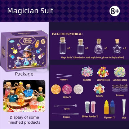 Little Magician Potion, Children's DIY wizard Toys, Creative Experiments DIY Ornament Toys Gift for Christmas/Birthday/Halloween
