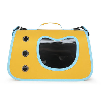 Premium Portable Foldable Breathable Pet Carrier Bag Lightweight for Small Dogs Cats Outdoor Cat Kitten Shoulder Carrying Bag