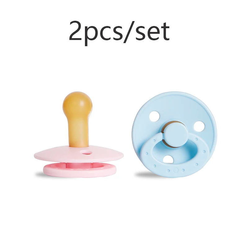 Modabebe Silicone Baby Pacifier Food Grade Silicone Newborn Soother Solid Color Dummies Silicone Nipple For Bebe 2PCS
