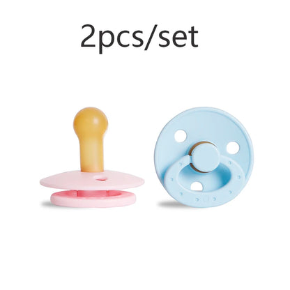 Modabebe Silicone Baby Pacifier Food Grade Silicone Newborn Soother Solid Color Dummies Silicone Nipple For Bebe 2PCS