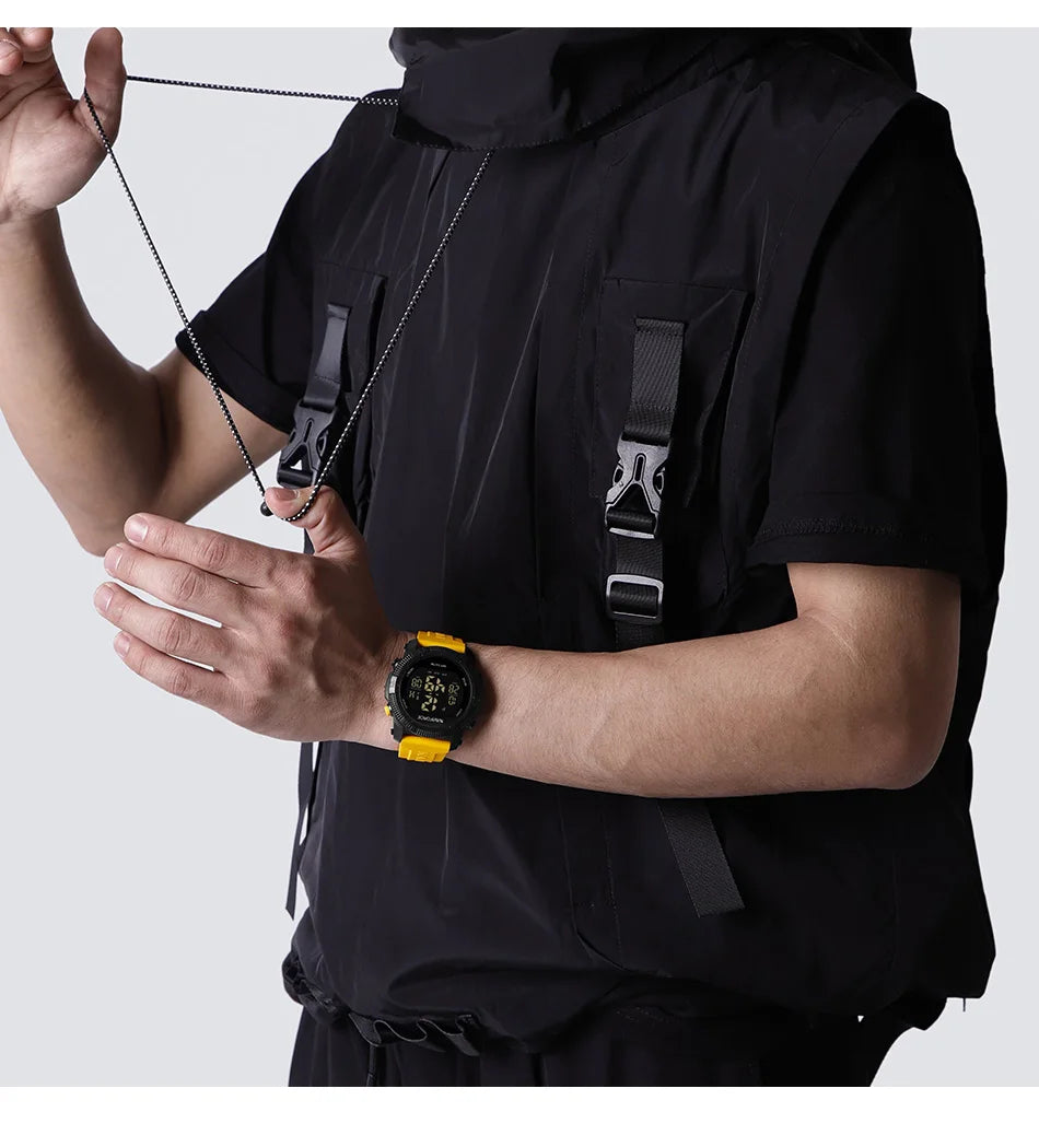 NAVIFORCE Brand Original Men Fashion Watch Water Resistant Personality Wristwatches Luxury Silicone Strap Electronic Clock 2024