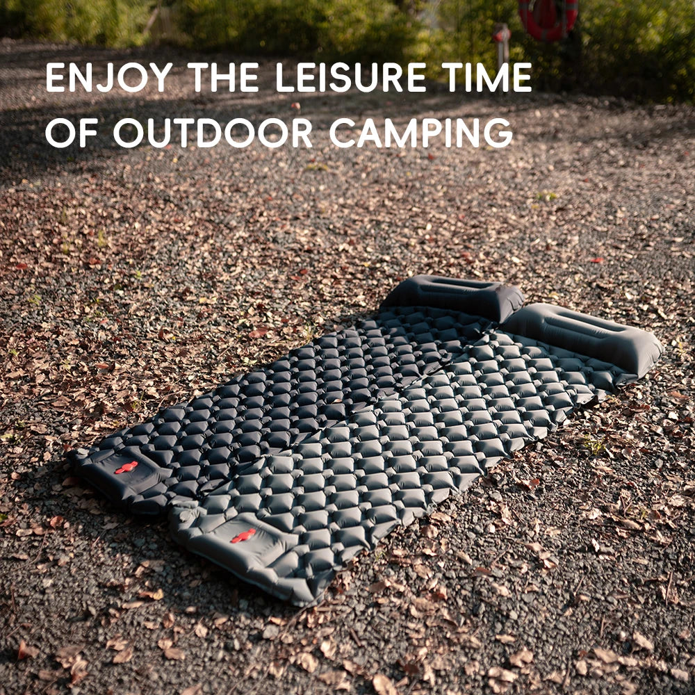 TARKA Inflatable Camping Mats Sleeping Pad Outdoor Tourist Air Cushion With Pillow Self-Inflating Mattress For Hiking Picnic