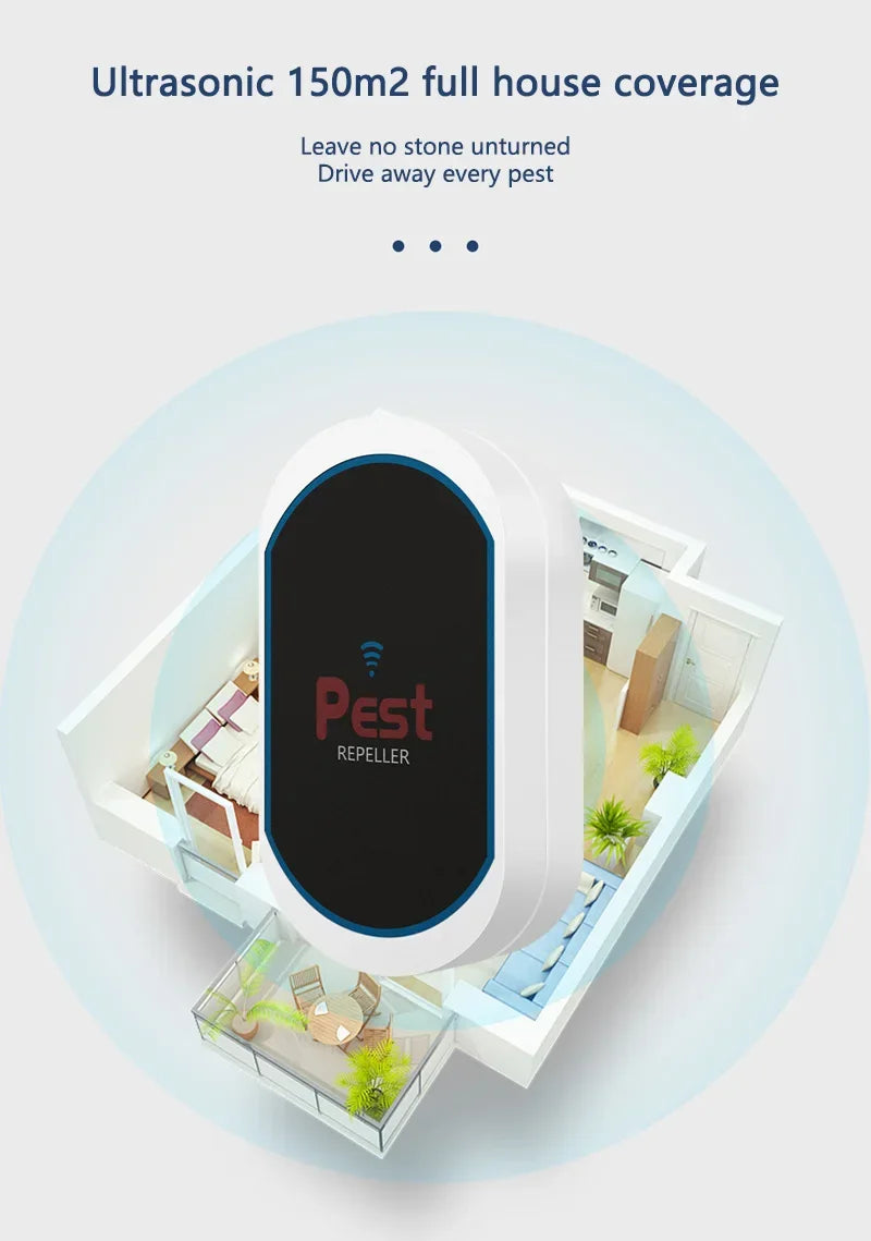 Ultrasonic Electronic Insect Repellent And Mouse Repellent Household Insect Repellent Mini Silent Safe Plug Electric 2026 New