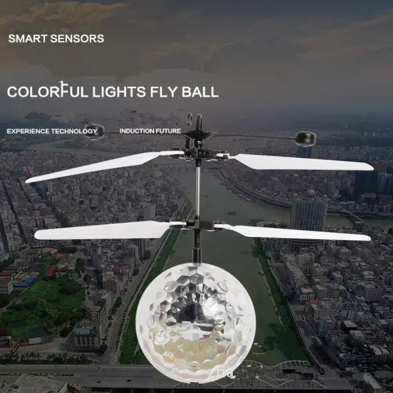 Led Light Luminous Flying Ball Toys Electric Float Flight Balls Electronic Infrared Induction Aircraft Helicopter for Kids Gift