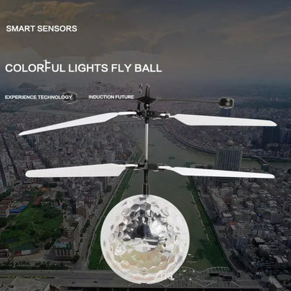 Led Light Luminous Flying Ball Toys Electric Float Flight Balls Electronic Infrared Induction Aircraft Helicopter for Kids Gift