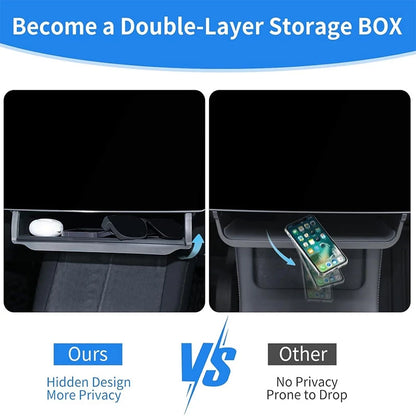 Center Console Screen Under Storage Box For Tesla Model 3/Y Juniper/Launch 2026, Center Console Hidden Storage Organizer Tray