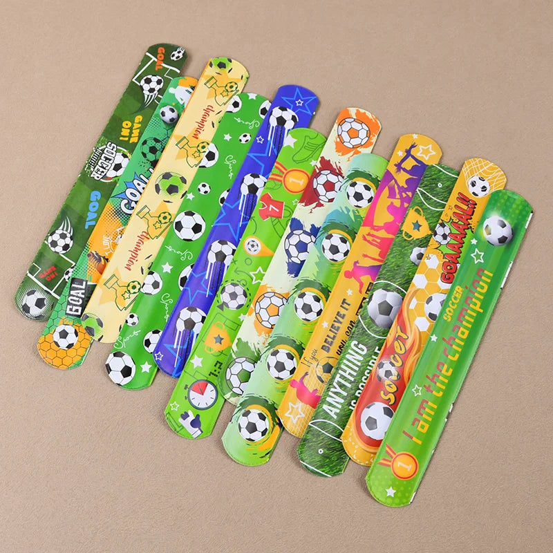 Soccer Party Favors Football Theme Bracelets Keychain Pin Ball Maze Game Toys Kids Birthday Party Pinata Fillers Christmas Gift