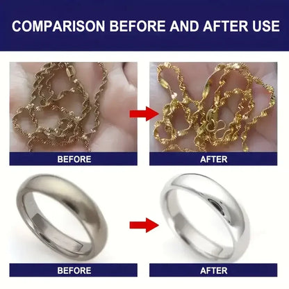 LOORSAN Jewelry Polishing Cream 32G Gold Silver Ring Bracelet Cleaning Sparkle Tarnish Remover Restore Shine Restore Luster Care