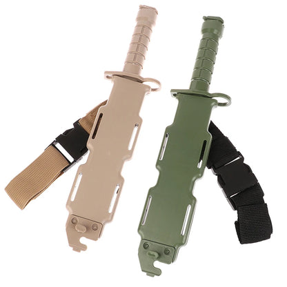 M9 Model Tactical Rubber Knife CS Game Training Outdoor Multi Tool Plastic Bayonet Army Fan Collect Gift Toy