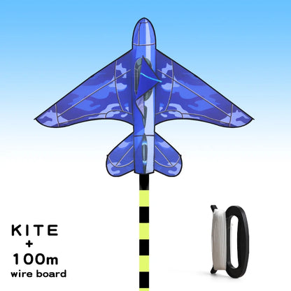YongJian Plane Kites With Handle And Line Good Flying kites for kids ages 14+Outdoor Fun Sports kites