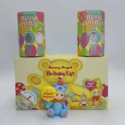Sonny Angel Birthday Gift Bear Series Blind Box Animal Anime Figure Ornaments Cute Doll Fans Desktop Car Ornament Xmas Gift