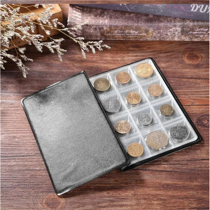 480/120 Coins Storage Book Commemorative Coin Collection Album Holders Collection Volume Folder Hold Multi-Color Empty Coin