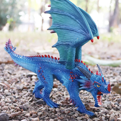 Oenux Simulation Dinosaur Dragon Turtles Fire Bull Orangutan Magma Golem Animal Model Action Figures Pvc Collection Kid Toy Gift