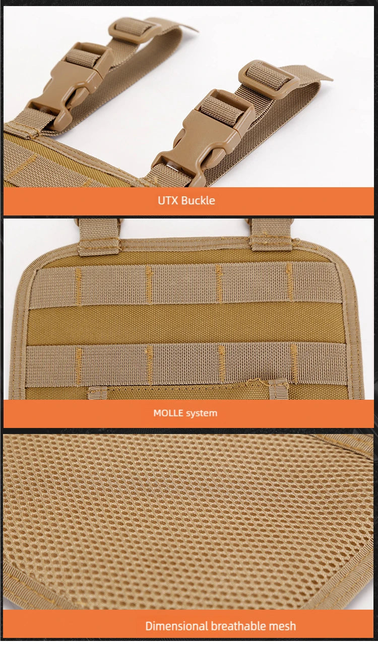 Tactical Drop Leg Platform Molle Adjustable Thigh Leg Panel Hanging Board Portable Cartridge Clip Pouch Leggings Pannier
