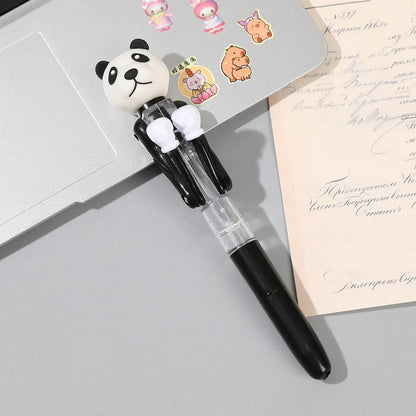 Writing Interactive Boxing Pen 1.0mm Boring Fun Mechanism Fist Pen Signature Press Ballpoint Pen Boxing Fighting Pen Party Game