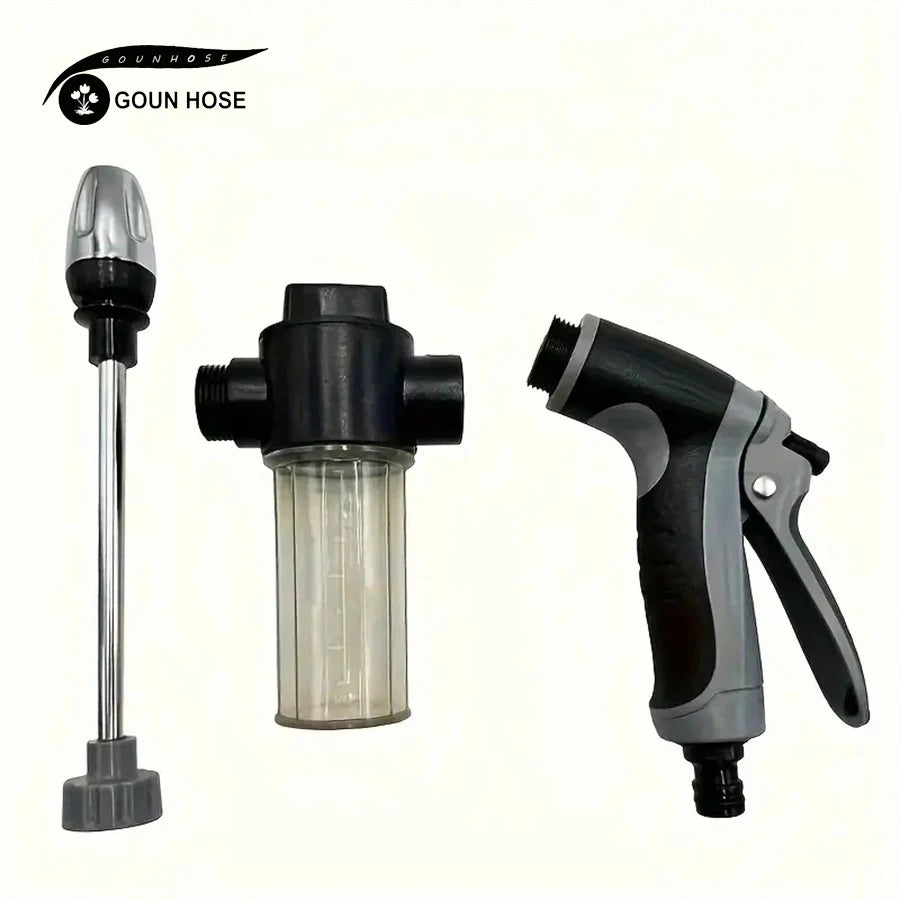 1 Pack High Pressure Spray Water Gun Garden Watering Hose Nozzle Sprinkler Car Washing Gun Car Cleaning Washing Tools