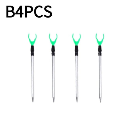 50/80cm Fishing Bankstick Adjustable Extending Rod Rest Telescopic Fishing Stand Holders Fishing Rod Bracket Fishing Accessories