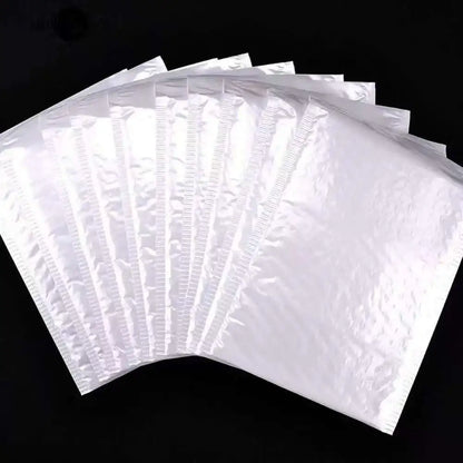 Pearlescent Bubble Mailers Padded Envelopes, Self-Adhesive Waterproof Shipping Bags with Foam Lining for Packaging and Mailing