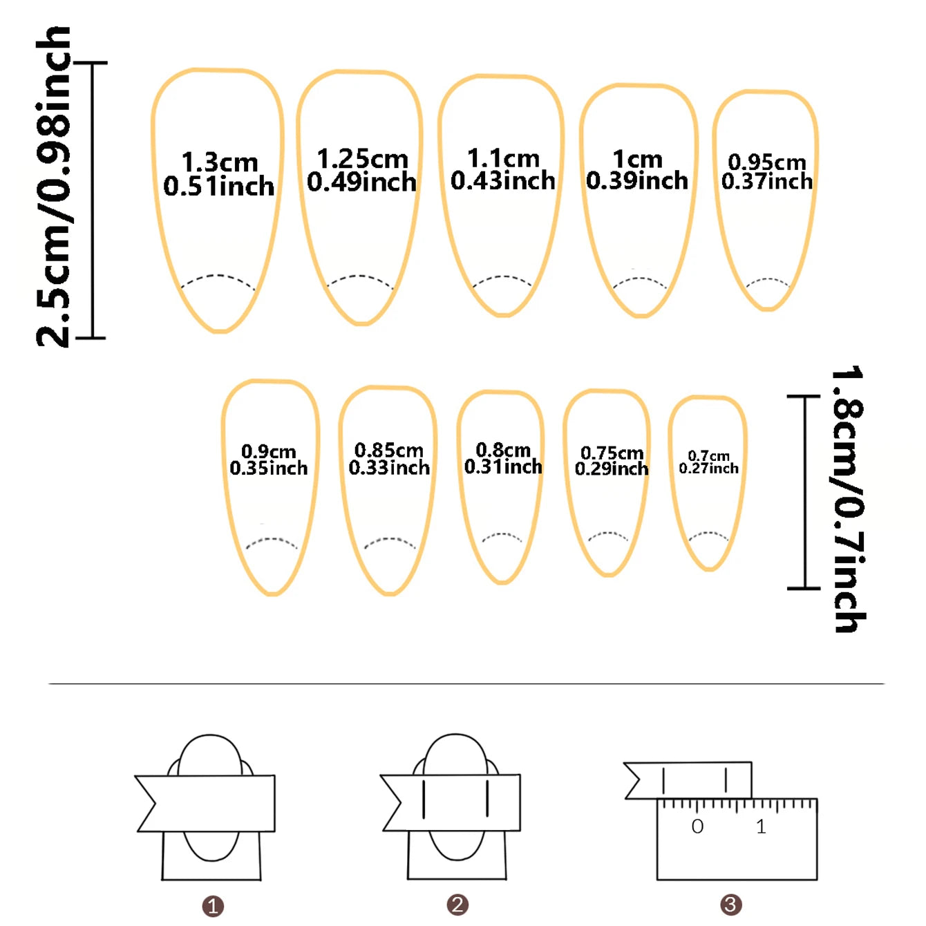 24PCS/ medium almond nail, red love pattern decoration, gold line outline, exquisite elegance, simple and generous, suitable for