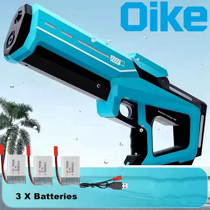 Electric Water Gun Toy for Adults Powerful Automatic Suction Water Blaster Summer Gift Beach Pool Garden Game Outdoor Fun Toy