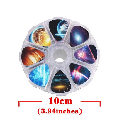 0.46/0.71/1.0mm 50pcs guitar paddle Acoustic guitar Picks ukulele Musical instrument accessories Natural universe picks with box