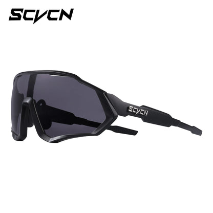 SCVCN Photochromic Cycling Sunglasses Outdoor Sports Running Drving Glasses Road MTB Bicycle Goggles  UV400 Safety Bike Eyewear