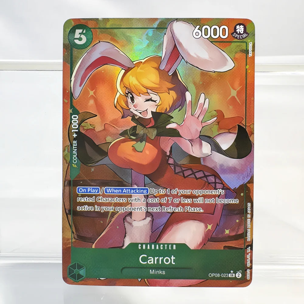 Anime One Piece OPCG Card English Version Nami/Jewelry Bonney/Carrot/Boa Hancock/ Perona Game Anime Collection Proxy Cards