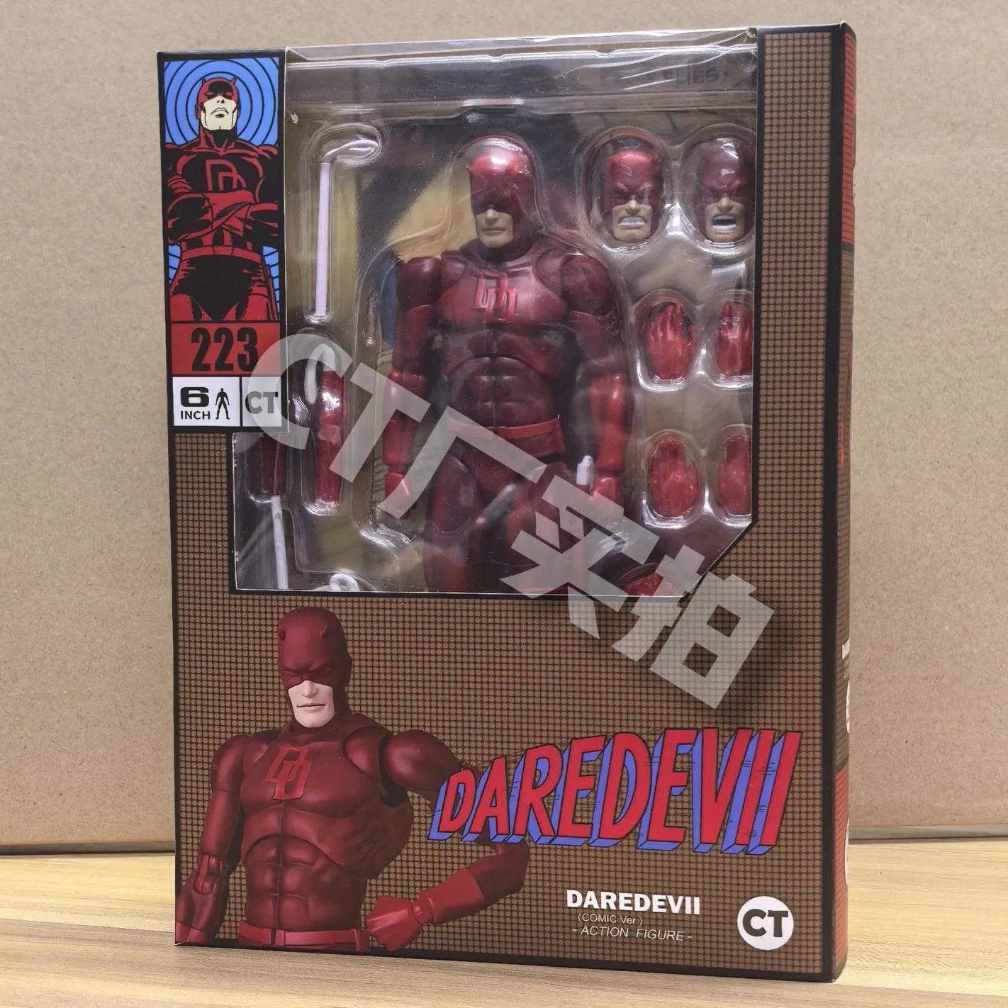 Ct Toys Mafex 223 Daredevil Figure Comic Version Shf Anime Action Figure Figurine Statue Model Custom Toys For Boys Xmas Gifts