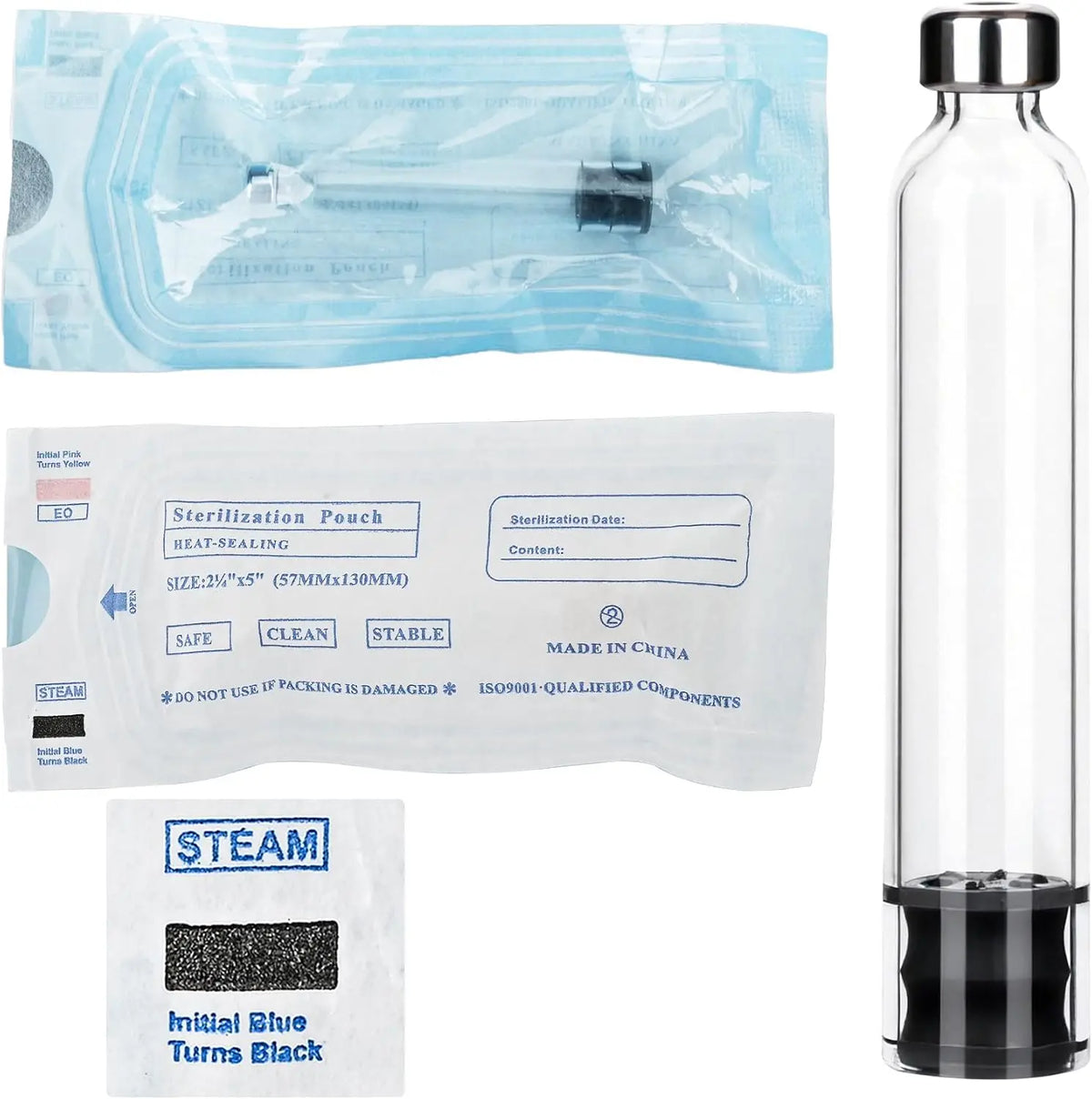 10/20/50/100Pcs Sterile Insulin Cartridges 3ml Cassette Bottle for Insulin Injection Pen Individual Packaging Medical Aesthetics