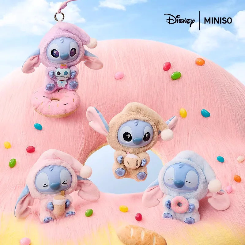 Stitch Eat Something Before Sleep Series Blind Box Toy Mystery Box Anime Figure Stitch Doll Pendant Ornaments Kid Christmas Gift