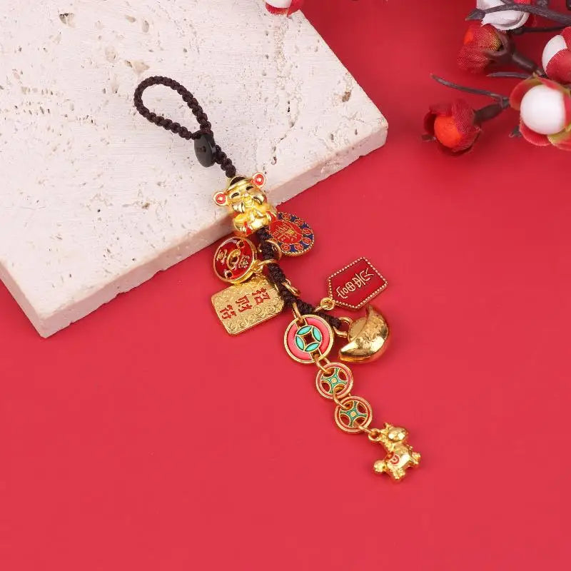 〔W〕2026 Year Of The Horse Wall Hanging Ornament Chinese New Year Lucky Decoration Accessories Housewarming Small Pendant Gifts