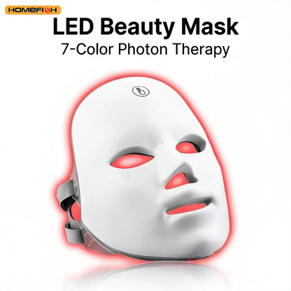 7-Color LED Face Mask – Light Device for Home Use, Skin Beauty Tool