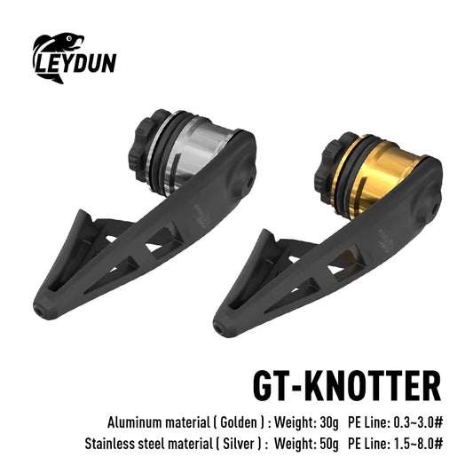 LEYDUN Fishing Tools PR Knotter Assist Line Leader Connection Knotting Machine Bobbin Winder Lines Wire Japan GT FG Knot Tool