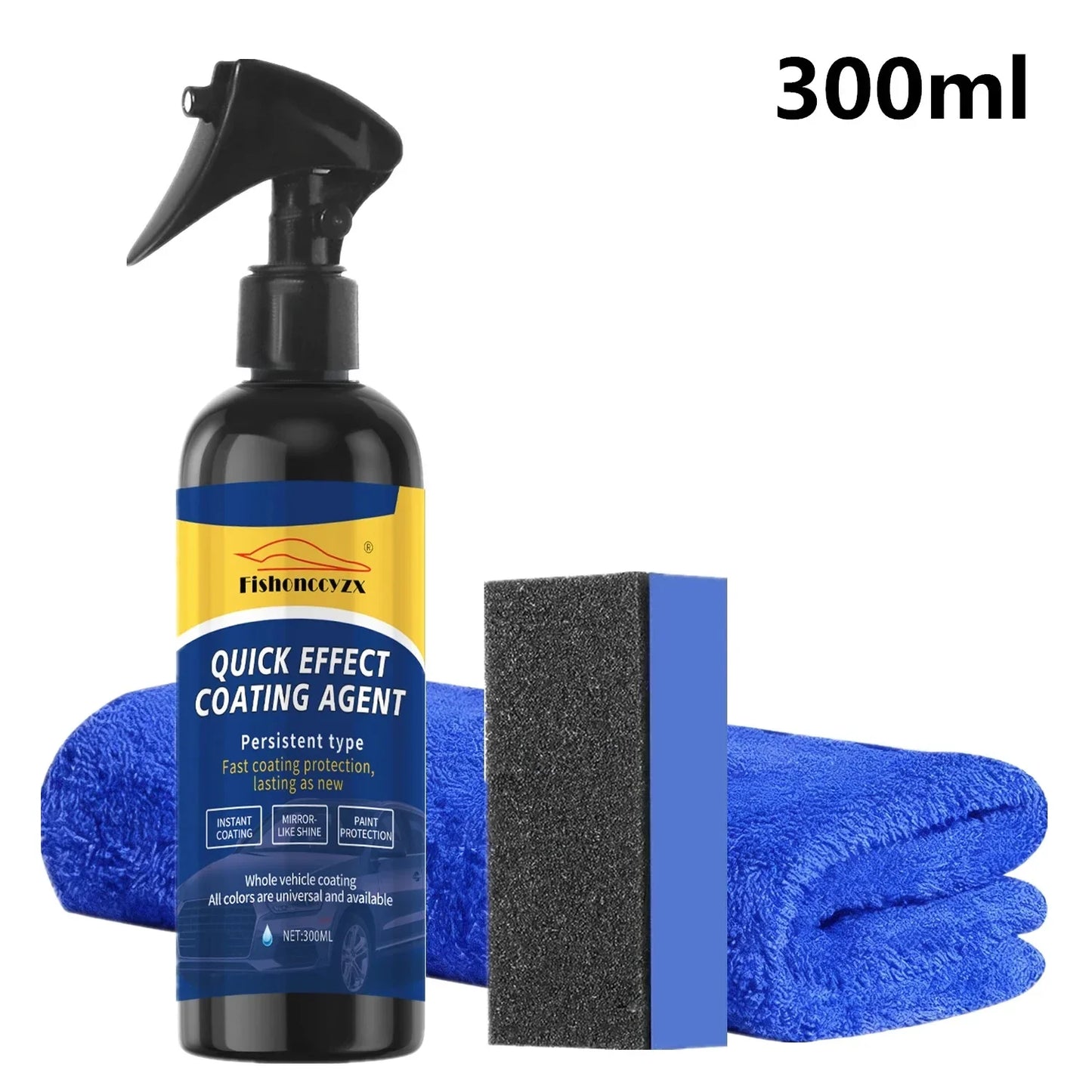 Car Coating Spray Quick Effect Coating Agent Coat Car Wax Car Scratch Wax Coating Spray Oil Film Emulsion Glass Cleaner