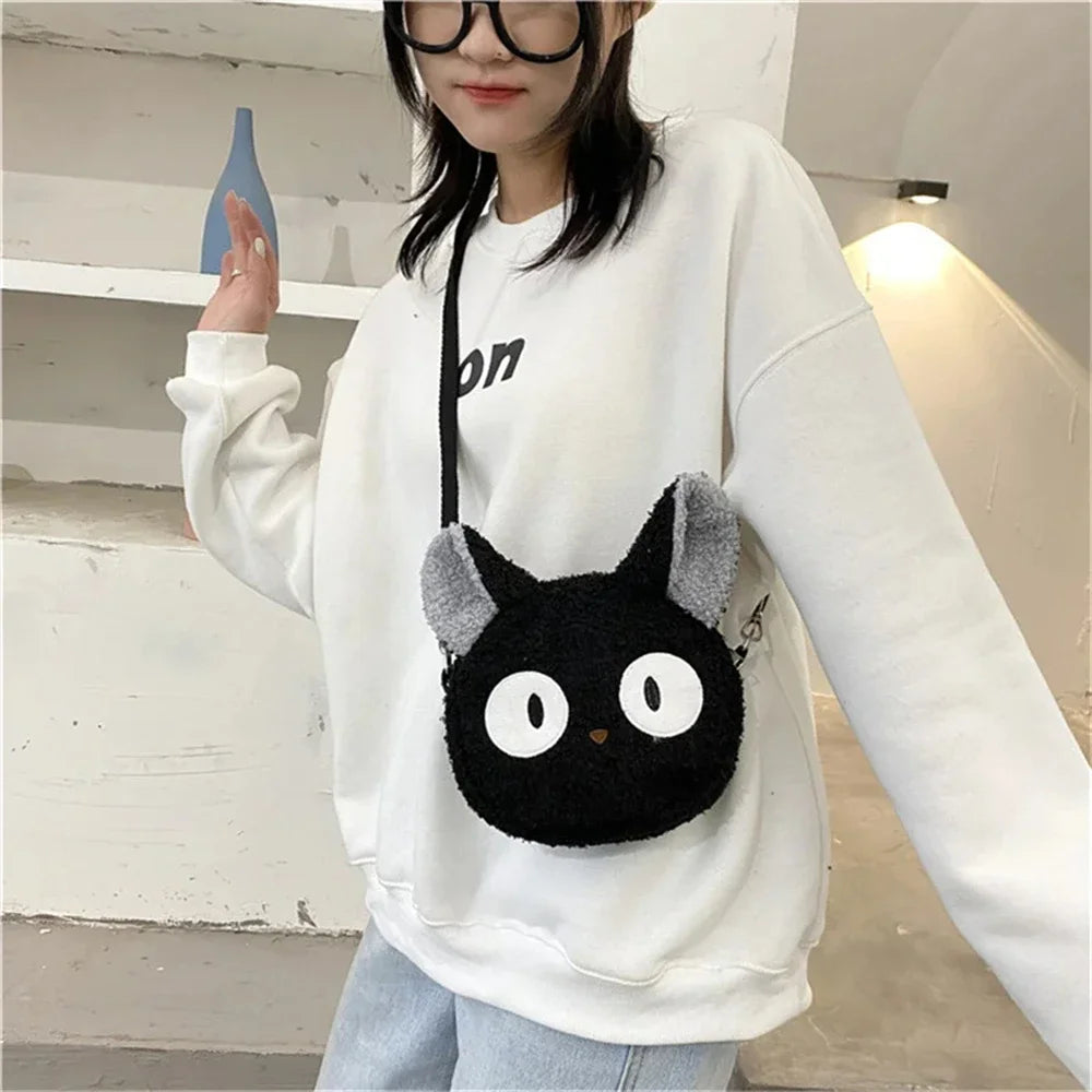 Japanese style cute bag for women cartoon plush shoulder bag for women new crossbody bag small mobile phone & wallet bag for wom