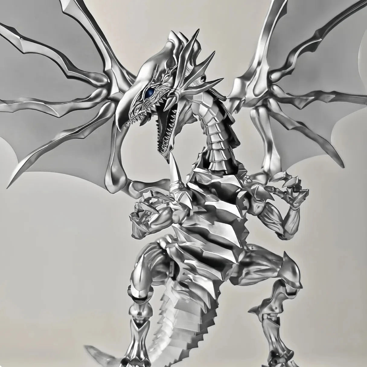 【New-Hot】Yu-Gi-Oh Arrogant Dragon Blue-Eyes White Dragon  Assembly Model Figure Desktop Decoration Holiday Birthday Gift