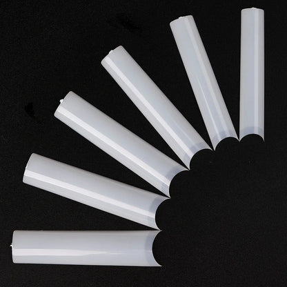 3XL Long Coffin/Square Acrylic False Nail Tip Half Cover C Curved Straight Nail Tips Manicure Nail Art Decoration ToolFake Nails